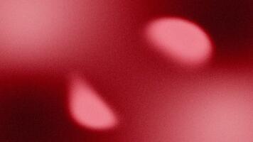 doux écoulement rouge lumière formes dérive dans une minimal abstrait Contexte. lisse flou lueur formes. calme moderne toile de fond avec bruit effet. 4k. video