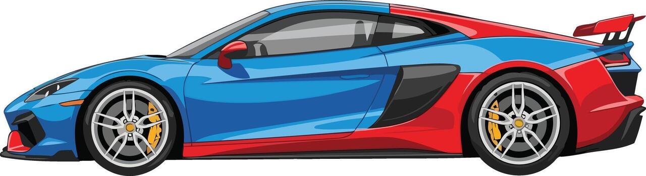 dual dynamics merging performance and striking aesthetics for the modern road, isolated on transparent background vector