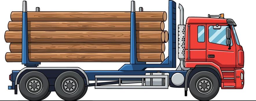 cosechas de peso pesado conducción Progreso por transportar naturalezas esencial edificio bloques, aislado en transparente antecedentes vector