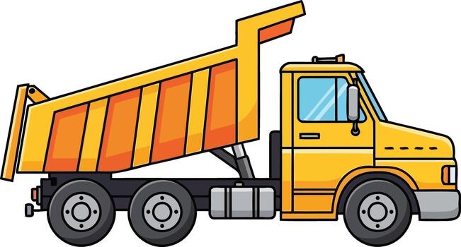 heavy haul hero delivering the essential elements for progress and creation, isolated on transparent background vector