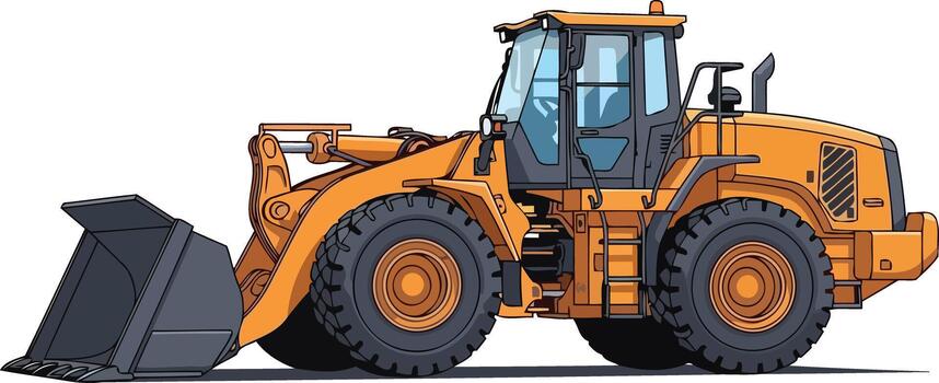 titan of terrain mastering earths elements, powering progress, and constructing tomorrow, isolated on transparent background vector