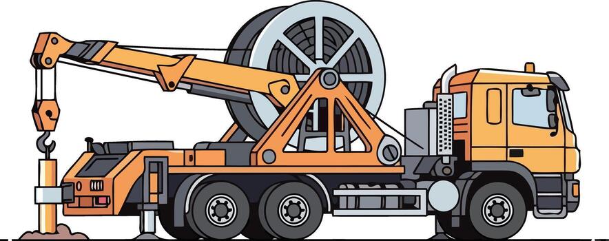 subsurface architect forging the indispensable foundations of tomorrows skylines, isolated on transparent background vector