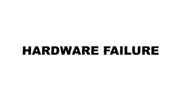 hardware mislukking fout gebroken corrupt gegevens probleem video