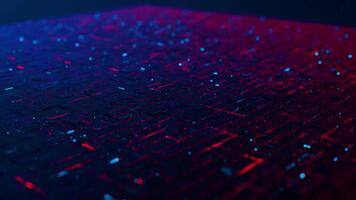 oscuro digital tecnología antecedentes con circuito tablero movimiento lazo video