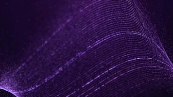 resumen fluido líneas partículas antecedentes en bucle animación con reluciente efecto video