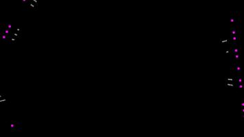 abstrakt teknologisk tunnel rör på sig i cyberrymden data strömma animering video