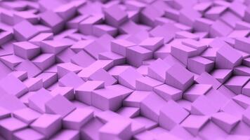 dynamisk kuber bakgrund sömlös slinga animering färgrik 3d tolkning video