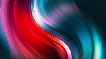 slät färgrik dynamisk lutning vätska vågor animerad bakgrund video