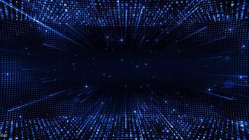 dinamico blu leggero striature la creazione di un' moderno Tech sfondo, Perfetto per presentazioni o futuristico disegni, Aggiunge energia e visivo interesse video