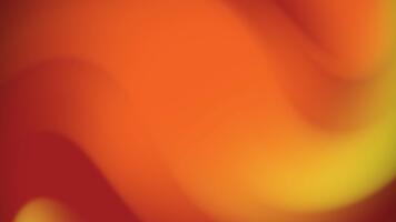 slät abstrakt bakgrund med värma orange och gul lutning, mjuk strömmande former, och suddig övergångar video
