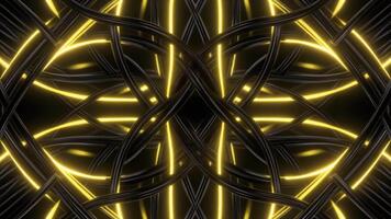 astratto neon leggero modello sfondo ciclo continuo. video