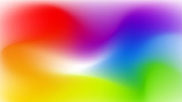Abstract Colorful Smooth Gradient Background with Flowing Shapes, Mesh Background vector