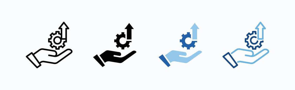 desarrollo icono sábana vector