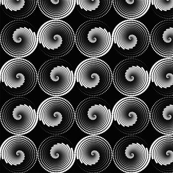 Abstract Spiral Swirl Pattern Background vector