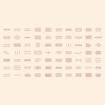 Collection of abstract red line arranged in a grid pattern line grid patterns vector