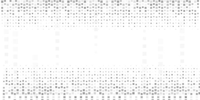 Abstract Halftone Square Pattern Grayscale Digital Background vector