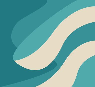 A blue and green abstract image of a wave with a white line. abstract background. vector