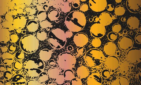 a background with many different colored circles vector