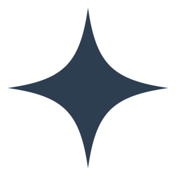 abstrakt mörk fyrspetsig stjärna ikon isolerat på transparent bakgrund. png