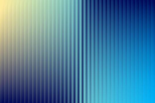 Abstract Blue and Pale Yellow Geometric Background with Vertical Gradient Stripes and Sleek Minimalist Pattern vector