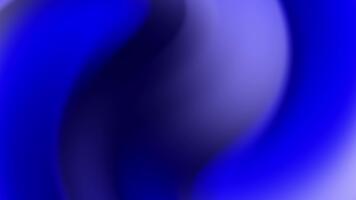 abstract blauw en Purper helling met glad vloeiende vormen en zacht overgangen. modern minimaal achtergrond met diep tonen en genereus kopiëren ruimte voor digitaal, technologie, of creatief concepten. video