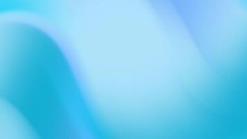 glad abstract blauw helling met vloeiende vormen en teder overgangen. schoon minimaal achtergrond met kalmte atmosfeer en genereus kopiëren ruimte voor modern ontwerp of technologie thema's. video