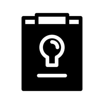 Inference Data Analysis Icon vector