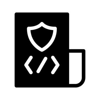 Script Coding Programming Icon vector