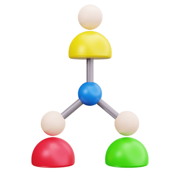 3d team nätverk förbindelse strukturera ikon png