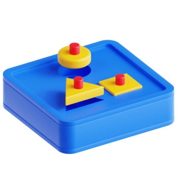 rompecabezas juguete 3d ilustración png