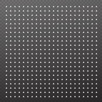 blanco polca puntos sin costura modelo en transparente antecedentes vector