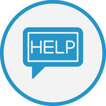 Help Coded UI Symbol Mark vector