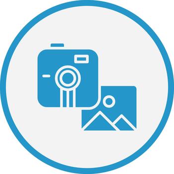 Instant Camera Compact Web Symbol Mark vector