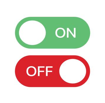 en apagado palanca cambiar vector