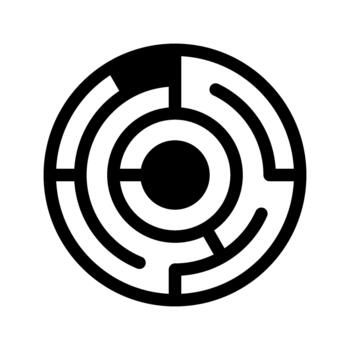 complejo tarea flujo de trabajo icono vector