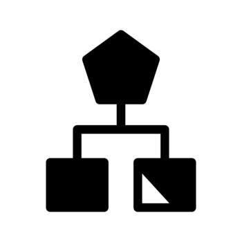 Workflow Process Task Sequence Icon vector