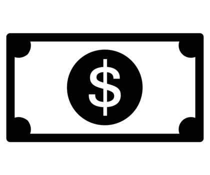 doller sólido icono. doller icono. vector