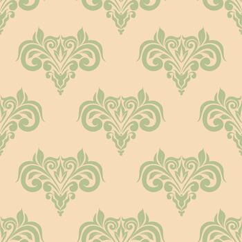 Retro Bloom Echo Pattern vector
