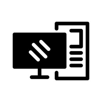 Computer Device Icon vector