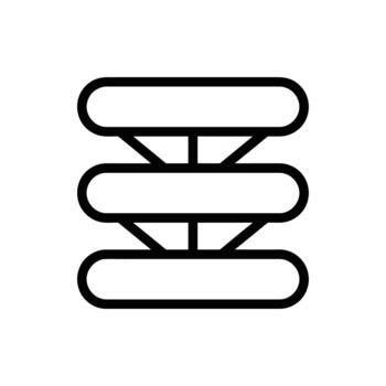 apilado cuadrado profundo aprendizaje capas vector