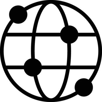 global red ilustración sólido vector