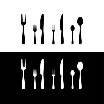 Kitchen tools objects icon set vector