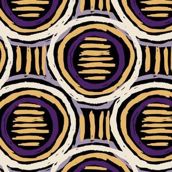 Abstract geometric circle pattern. vector