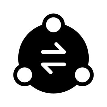 Network Sharing Connection Icon vector