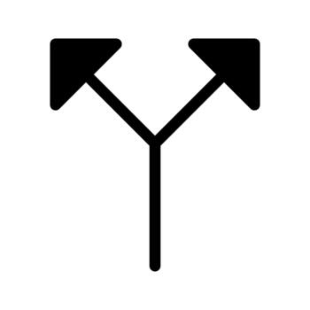 Split Divide Separate Icon vector