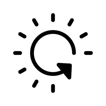 Loading Arrow Progress Icon vector