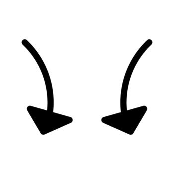 flecha dirección navegación puntero icono vector