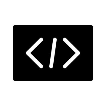 codificación programación desarrollo software icono vector