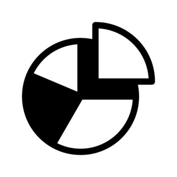 gráfico datos visualización icono vector