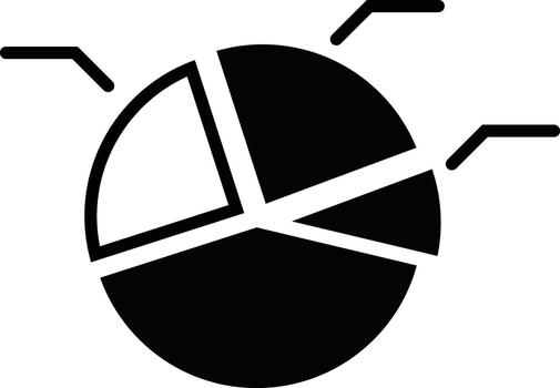 Circular data chart analytics vector